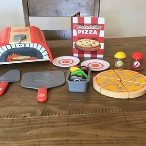 Fat Brain Toys Pretendables Backyard Pizza Oven Set